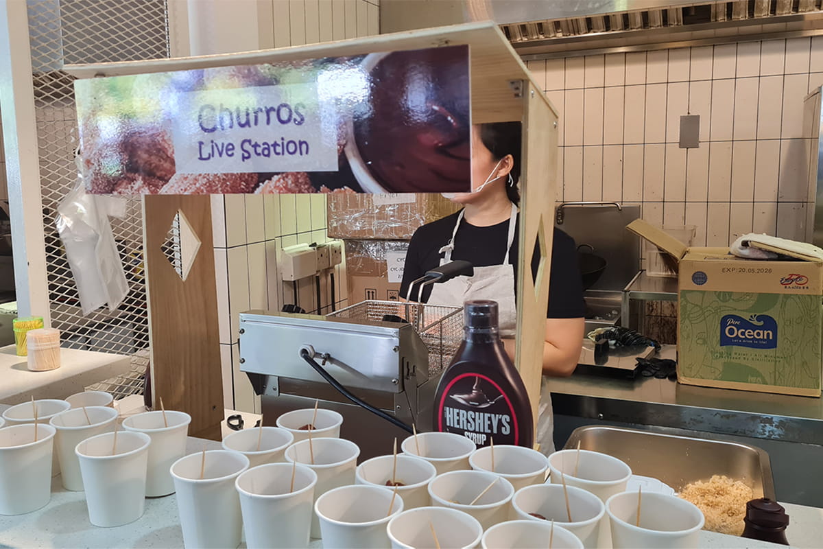 Churros Live Station