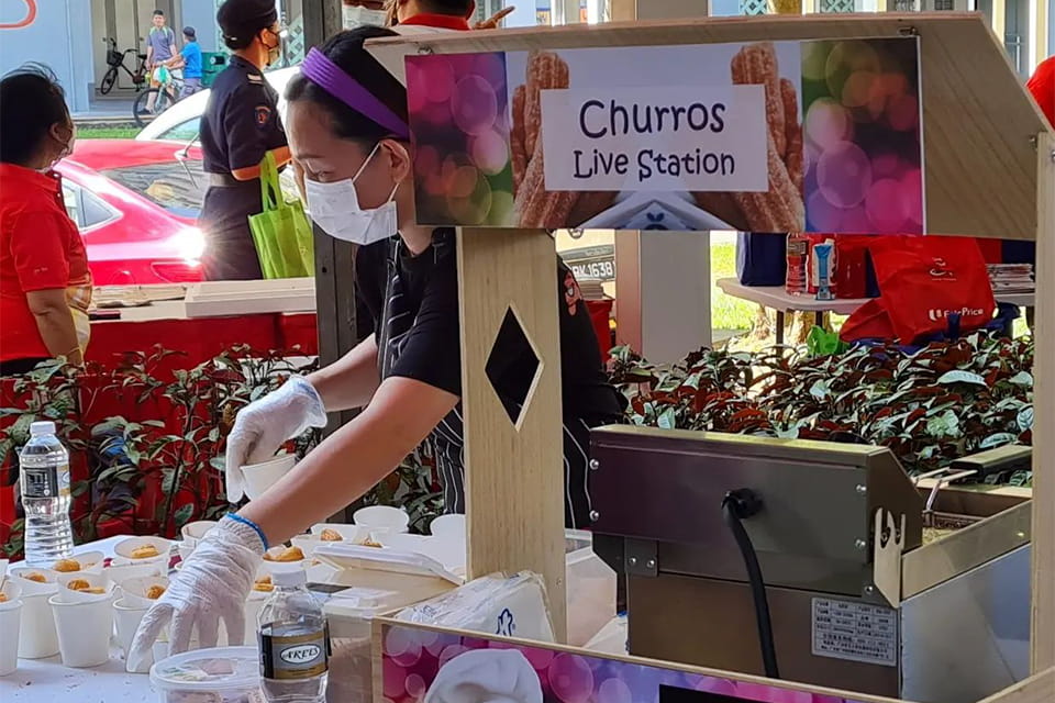 Churros Live Station