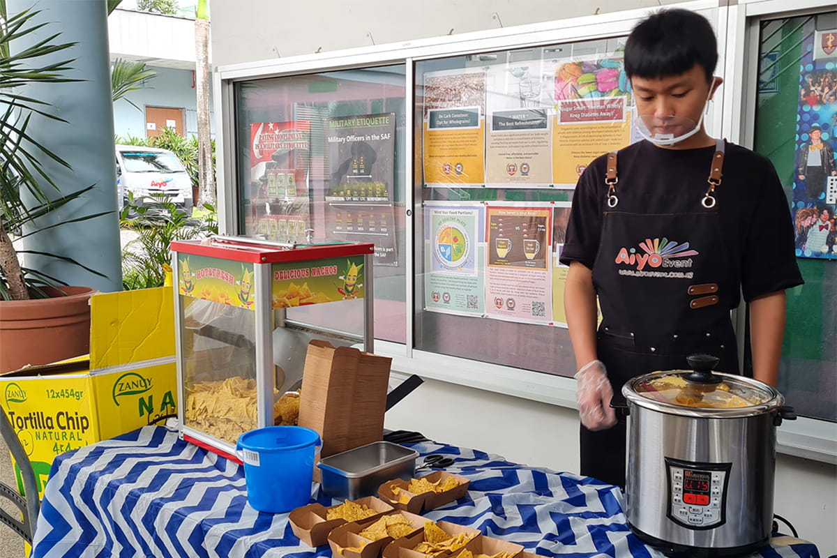 Nachos Cheese Live Station