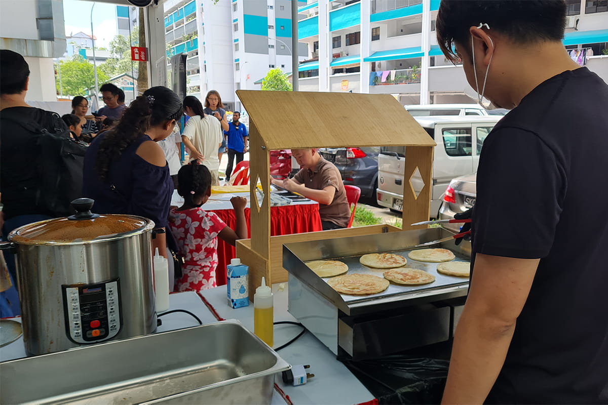 Roti Prata Live Station