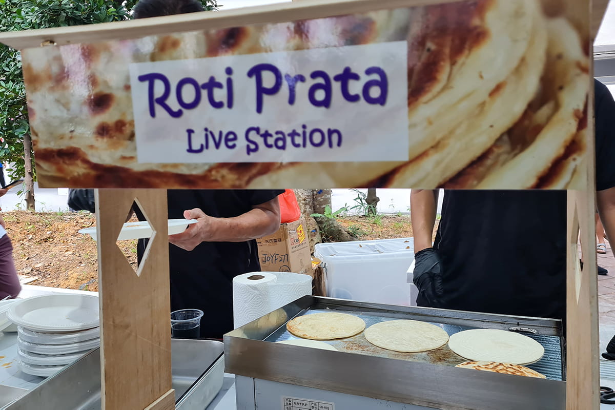 Roti Prata Live Station