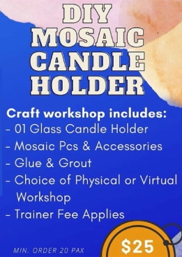 Mosaic Candle Holder